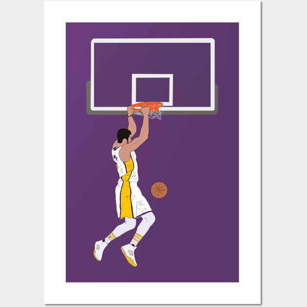 Larry Nance Jr. Dunk Wall Art by rattraptees